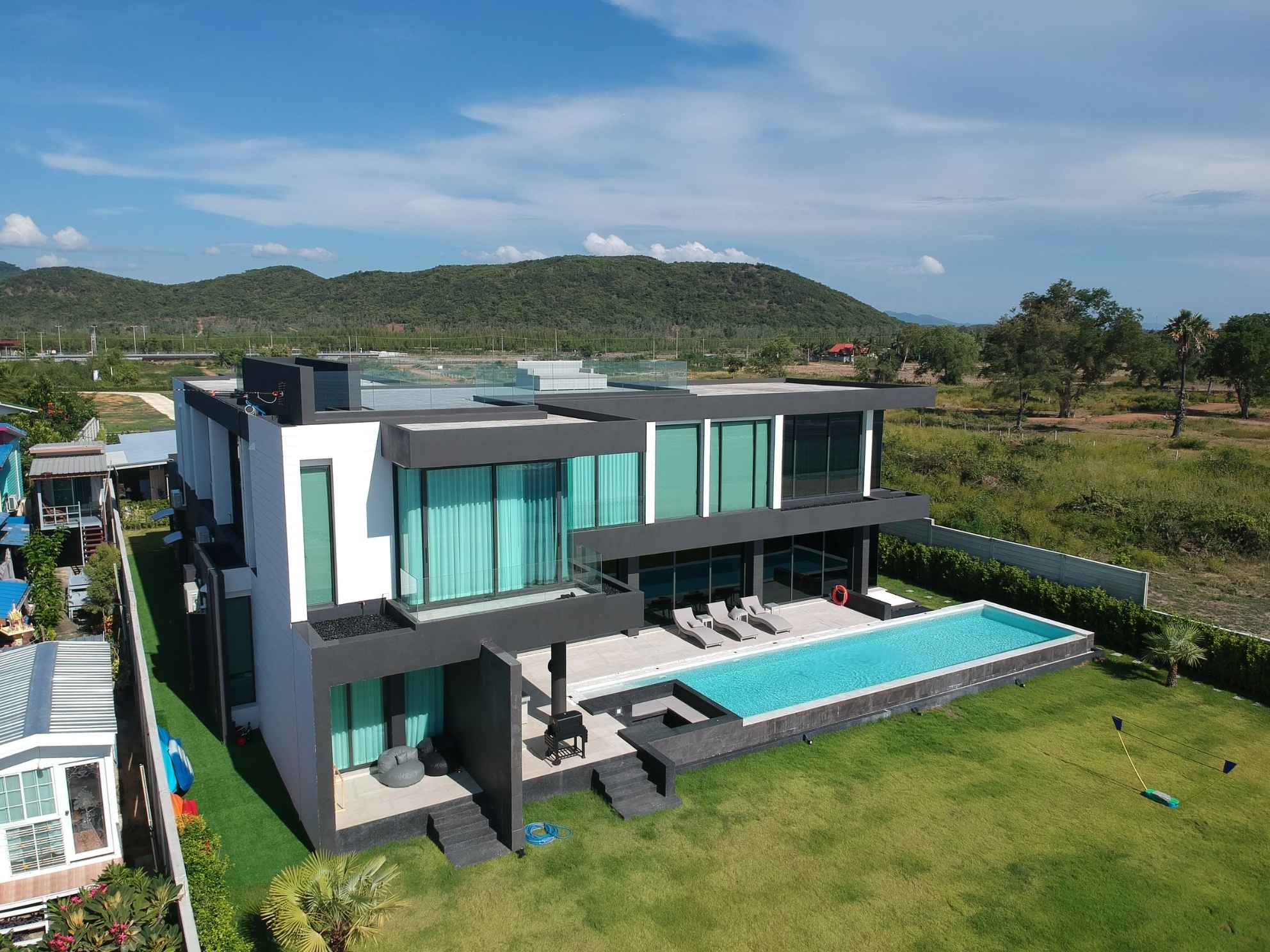 The estate from above