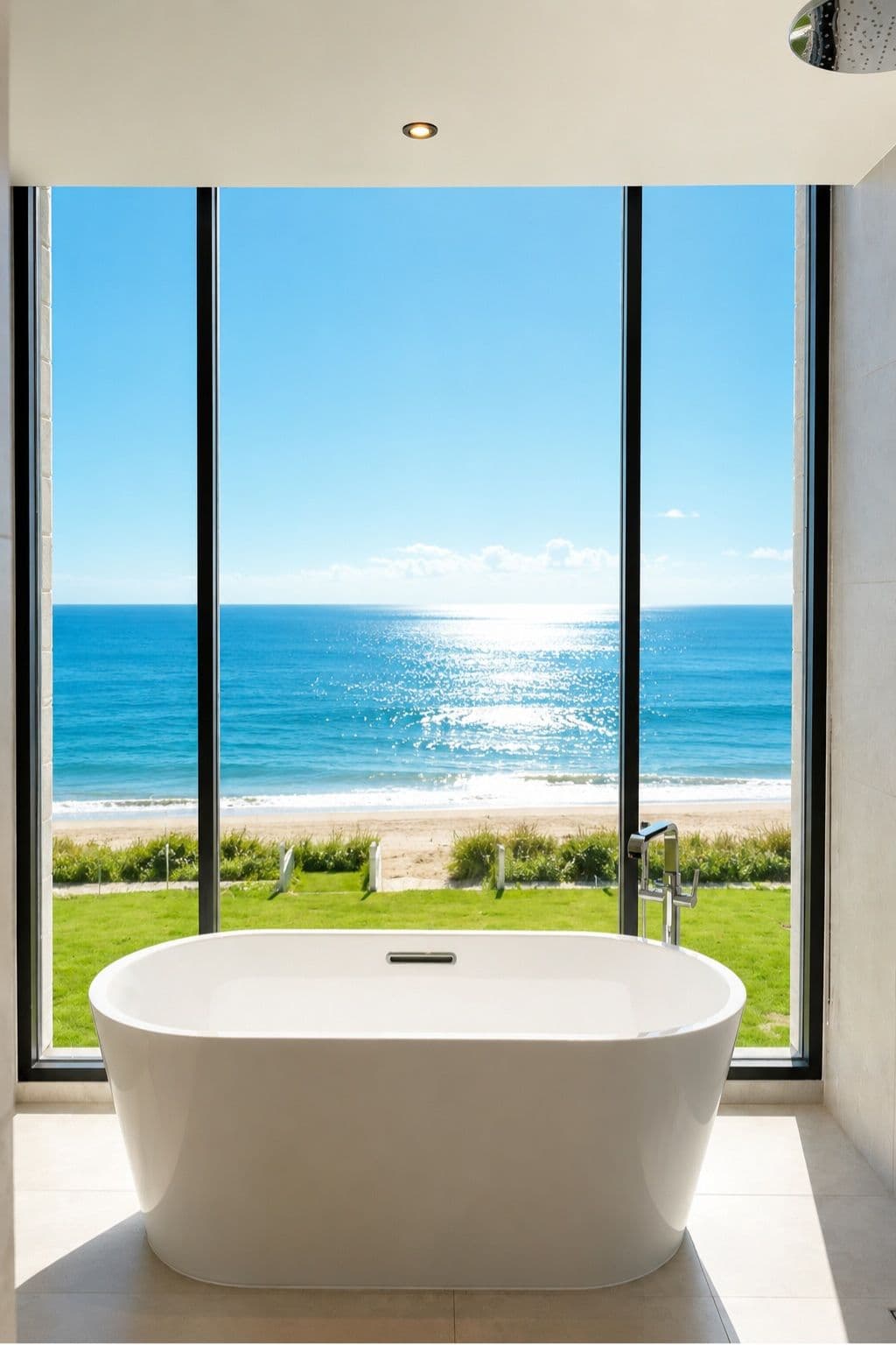 bathroom sea view — Astral Villa Hua Hin – Kui Buri